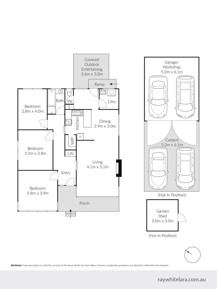Floorplan of Homely house listing, 47 Hendy Street, Corio VIC 3214
