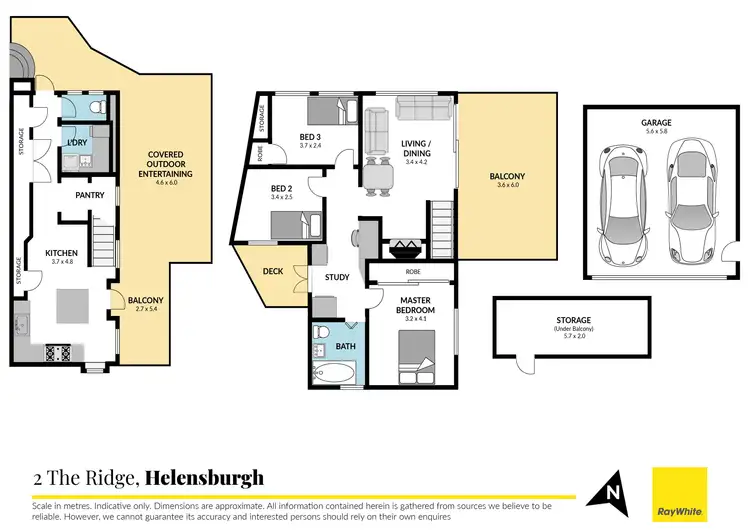 Floorplan of Homely house listing, 2 The Ridge, Helensburgh NSW 2508