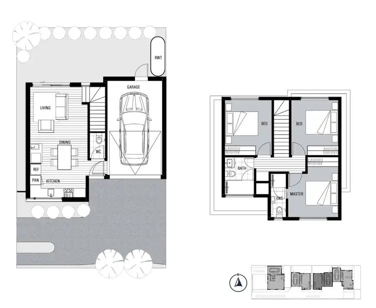 Floorplan of Homely townhouse listing, 4/35 Macartney Street, Reservoir VIC 3073