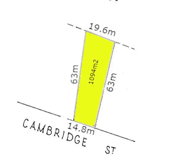 Floorplan of Homely land listing, 23 Cambridge Street, Moonta Bay SA 5558