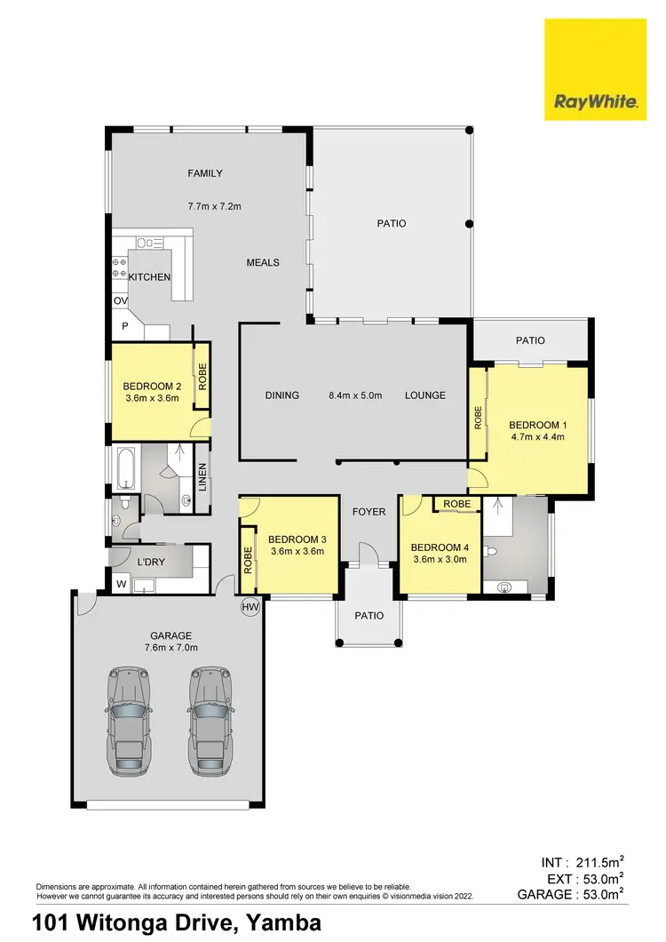 Floorplan of Homely house listing, 101 Witonga Drive, Yamba NSW 2464