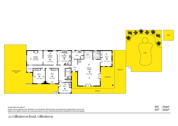 Floorplan of Homely house listing, 20 Gillentown Road, Clare SA 5453