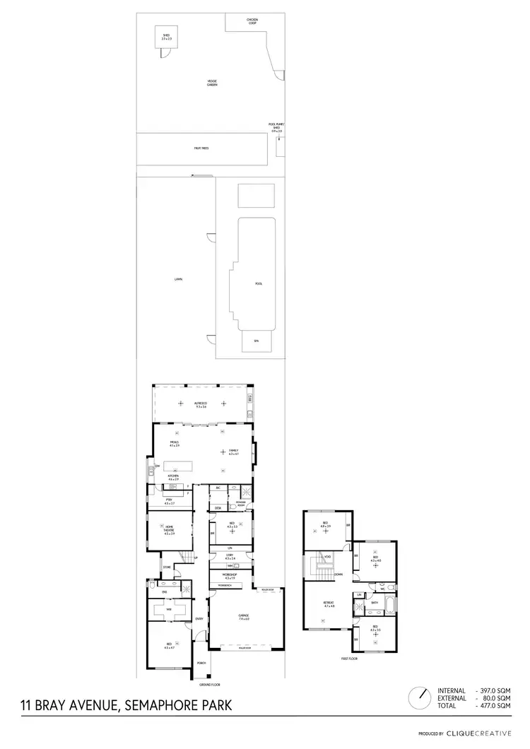Floorplan of Homely house listing, 11 Bray Avenue, Semaphore Park SA 5019
