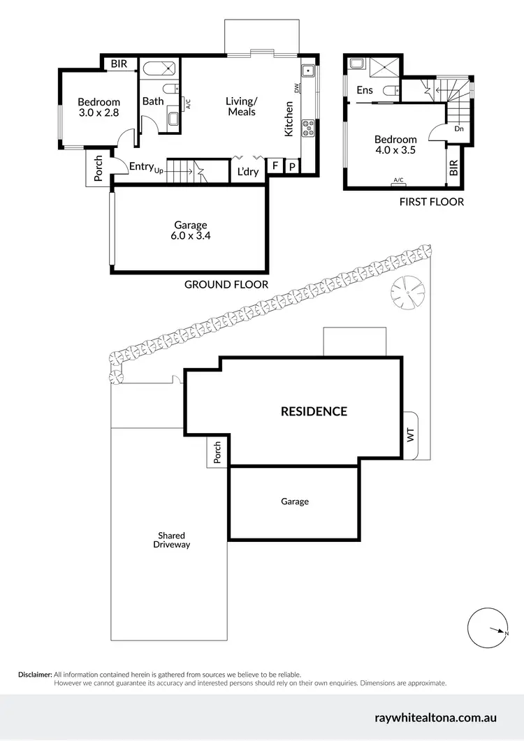 Floorplan of Homely townhouse listing, 4/39 Conifer Avenue, Brooklyn VIC 3012