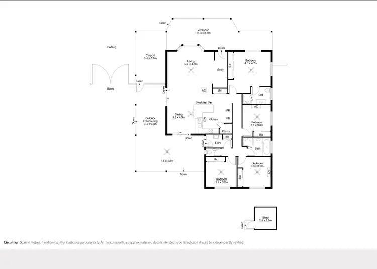 Floorplan of Homely house listing, 24 Lorikeet Drive, Djugun WA 6725