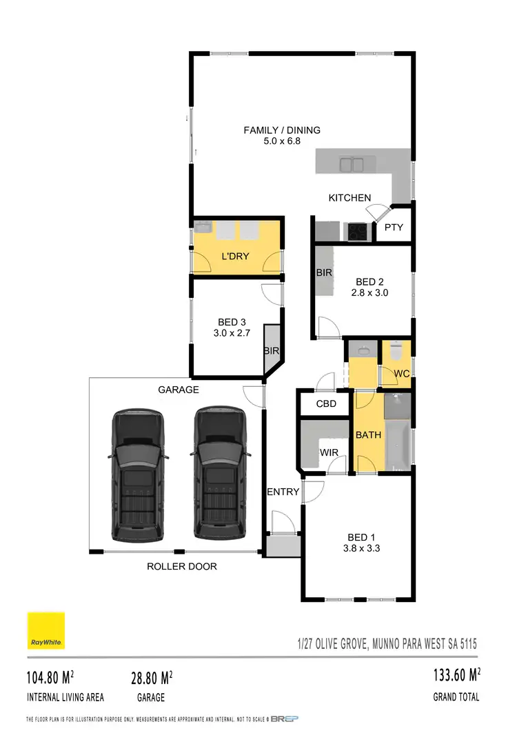 Floorplan of Homely house listing, 1/27 Olive Grove, Munno Para West SA 5115