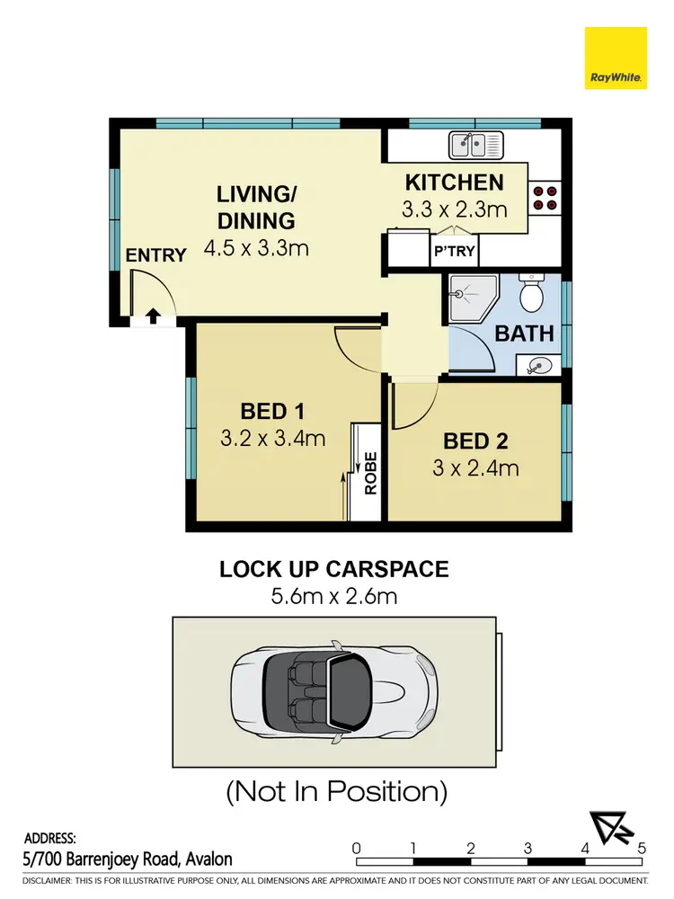Floorplan of Homely apartment listing, 5/700 Barrenjoey Road, Avalon NSW 2107