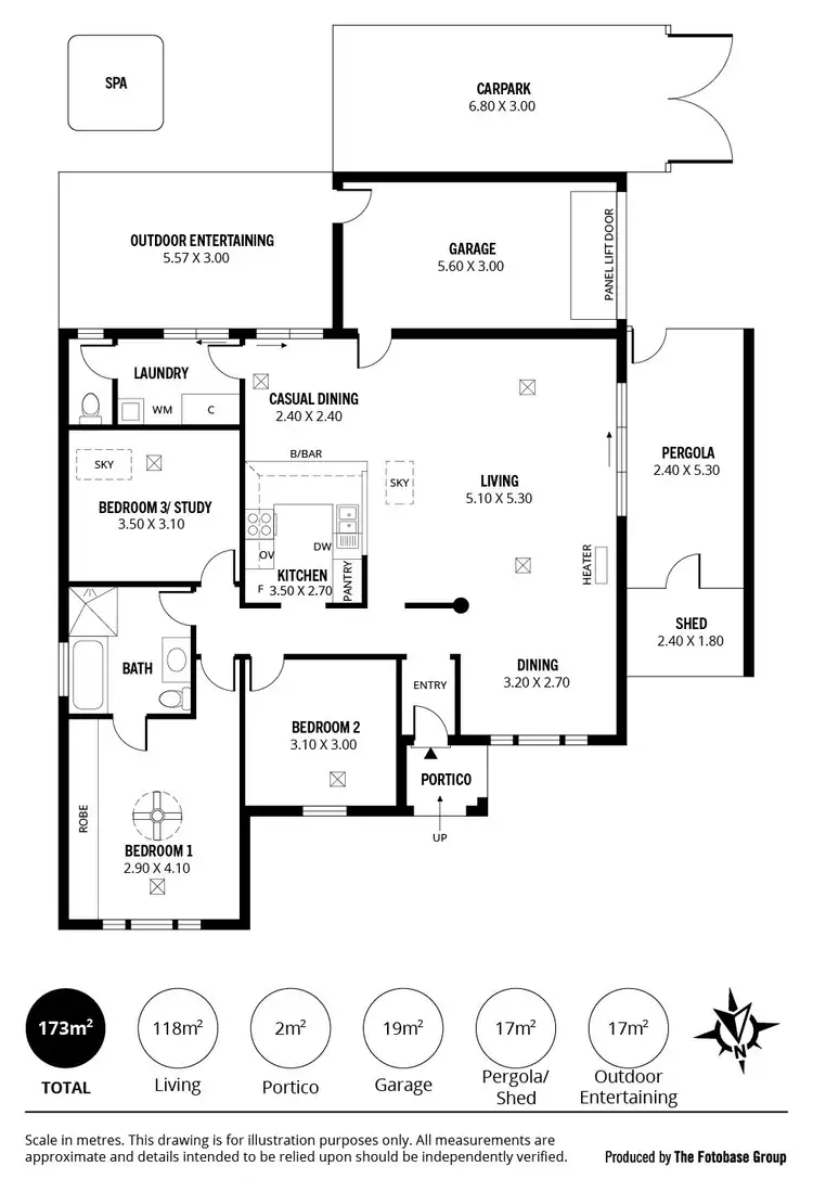 Floorplan of Homely house listing, 16 Azalea Drive, Lockleys SA 5032