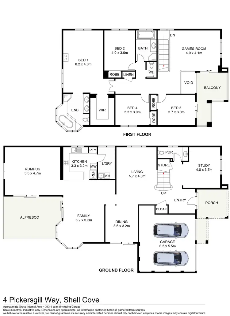 Floorplan of Homely house listing, 4 Pickersgill Way, Shell Cove NSW 2529