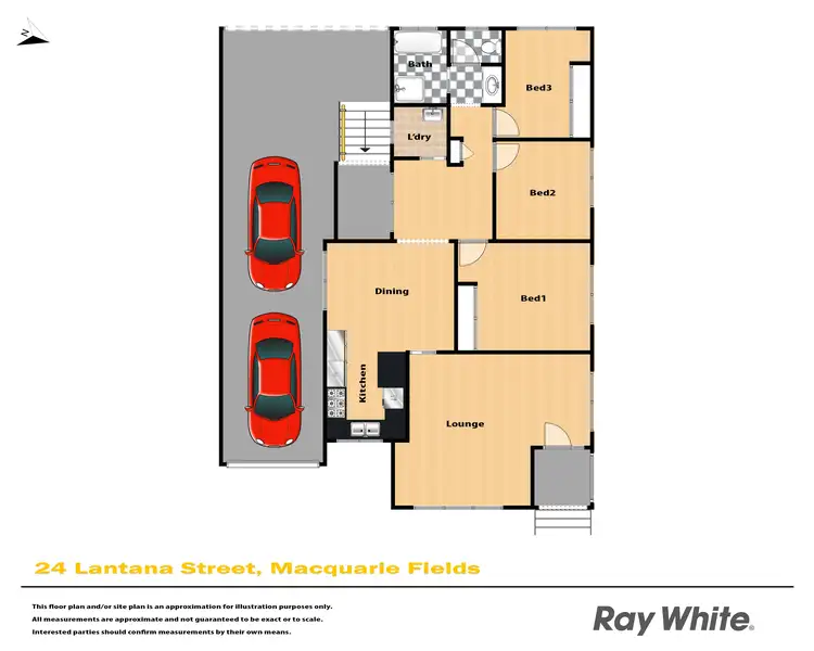 Floorplan of Homely house listing, 24 Lantana Street, Macquarie Fields NSW 2564