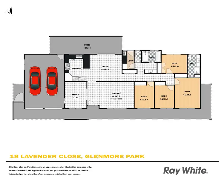 Floorplan of Homely house listing, 18 Lavender Close, Glenmore Park NSW 2745