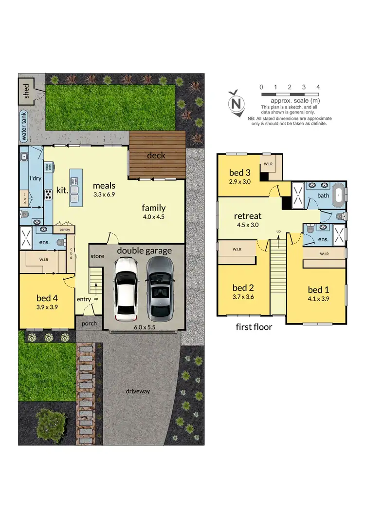 Floorplan of Homely townhouse listing, 6A Windella Crescent, Glen Waverley VIC 3150