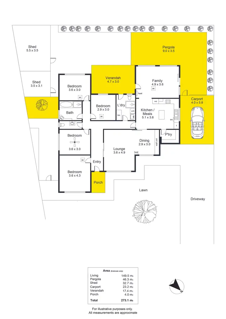 Floorplan of Homely house listing, 21 Festival Crescent, Kidman Park SA 5025