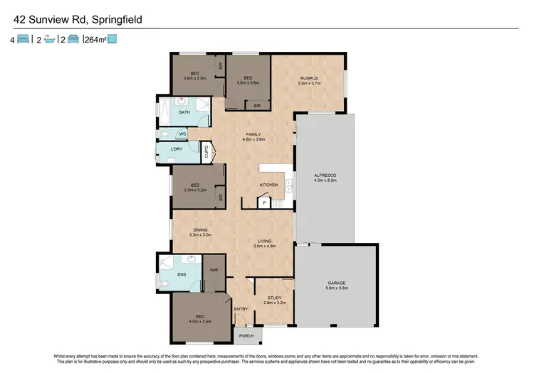Floorplan of Homely house listing, 42 Sunview Road, Springfield QLD 4300
