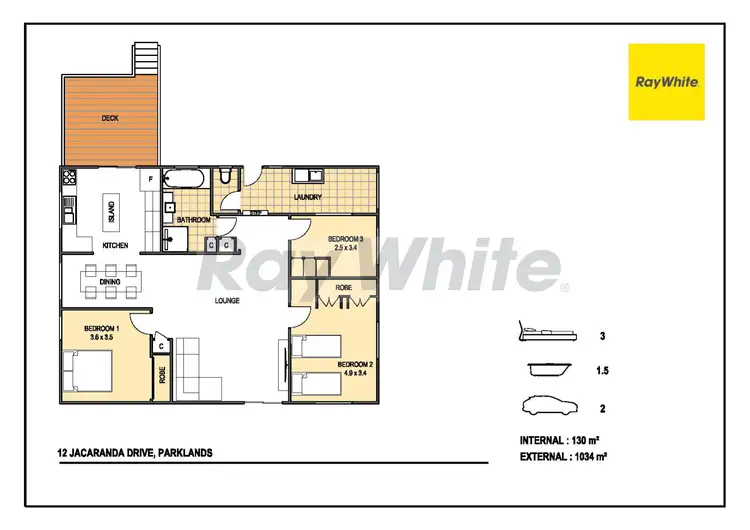 Floorplan of Homely house listing, 12 Jacaranda Drive, Parklands QLD 4560