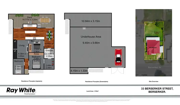 Floorplan of Homely house listing, 33 Berserker Street, Berserker QLD 4701