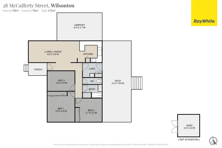 Floorplan of Homely house listing, 28 McCafferty Street, Wilsonton QLD 4350