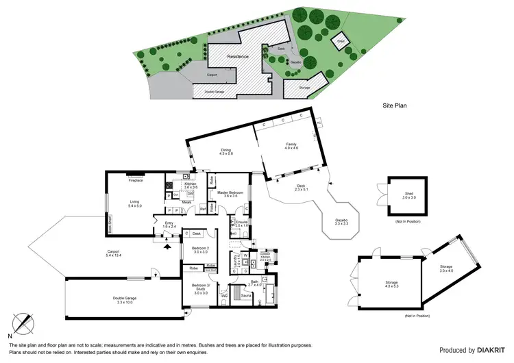 Floorplan of Homely house listing, 1 Allwen Court, Clarinda VIC 3169