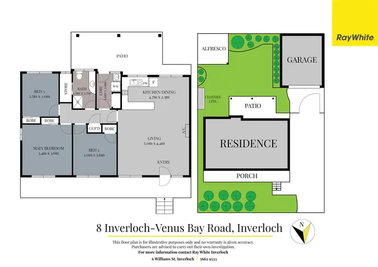 Floorplan of Homely house listing, 8 Inverloch-Venus Bay, Inverloch VIC 3996
