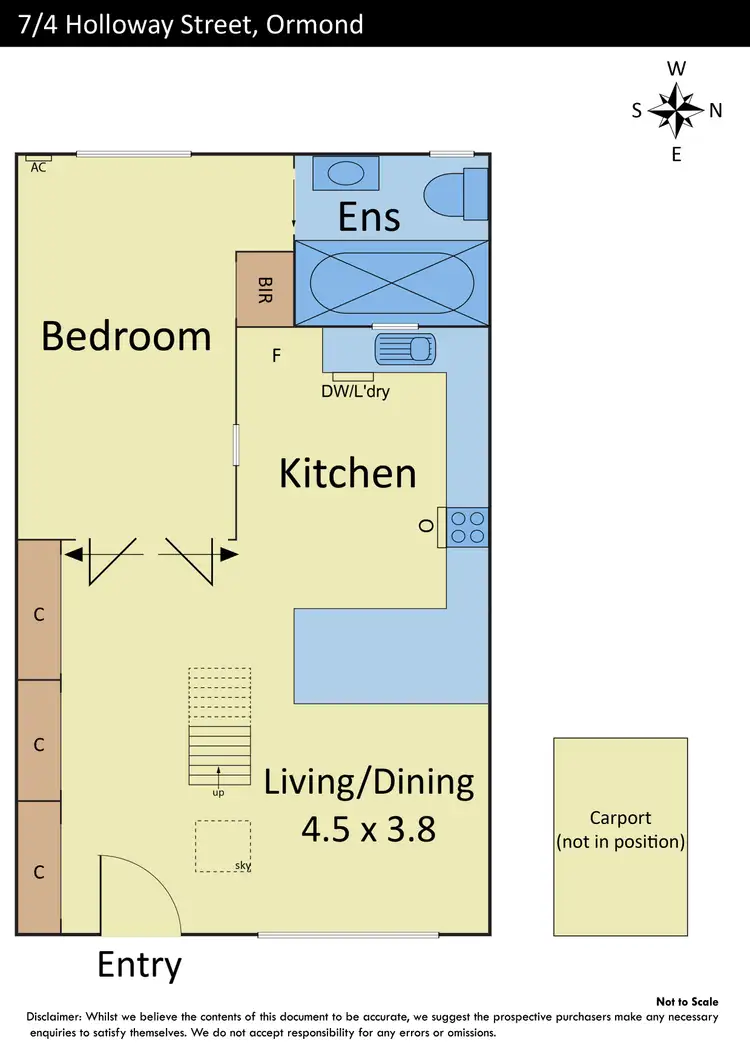 Floorplan of Homely apartment listing, 7/4 Holloway Street, Ormond VIC 3204