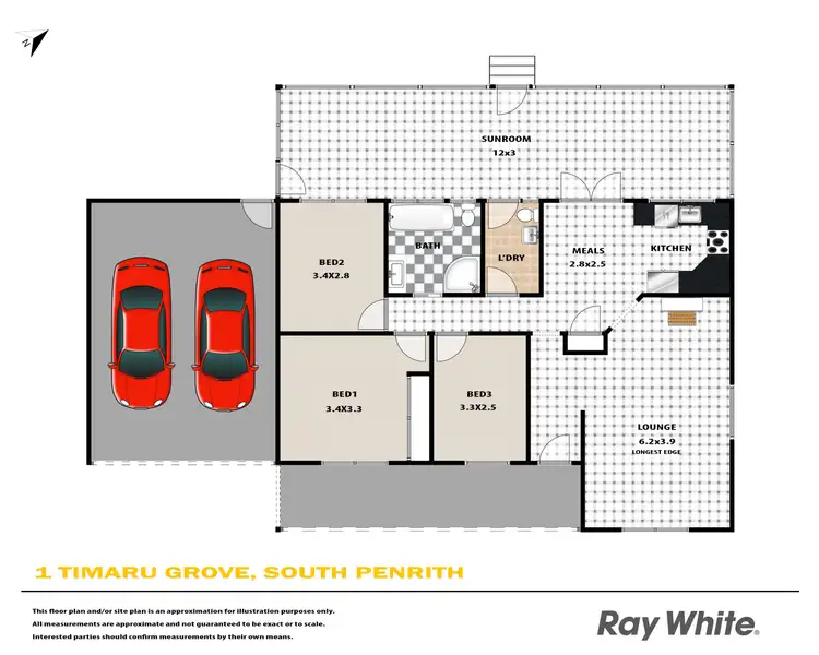 Floorplan of Homely house listing, 1 Timaru Grove, South Penrith NSW 2750