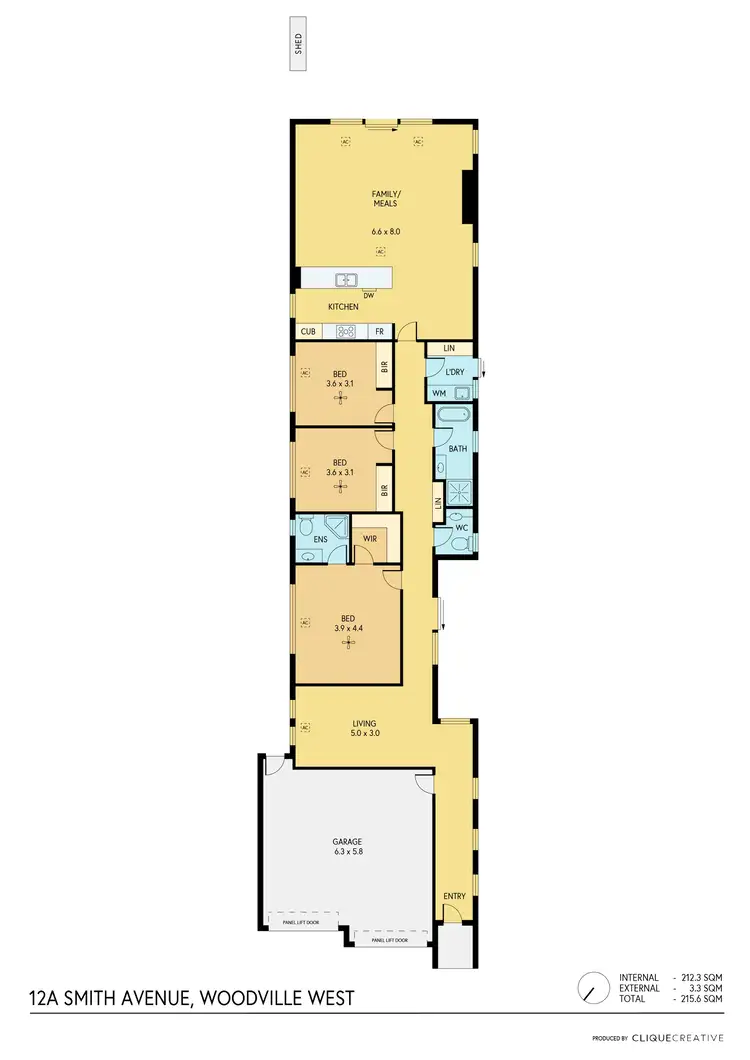 Floorplan of Homely house listing, 12a Smith Avenue, Woodville West SA 5011