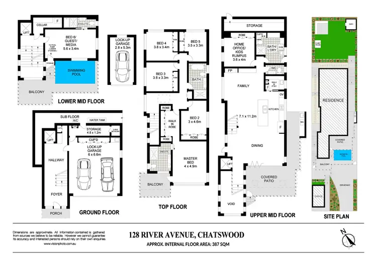 Floorplan of Homely house listing, 128 River Avenue, Chatswood NSW 2067