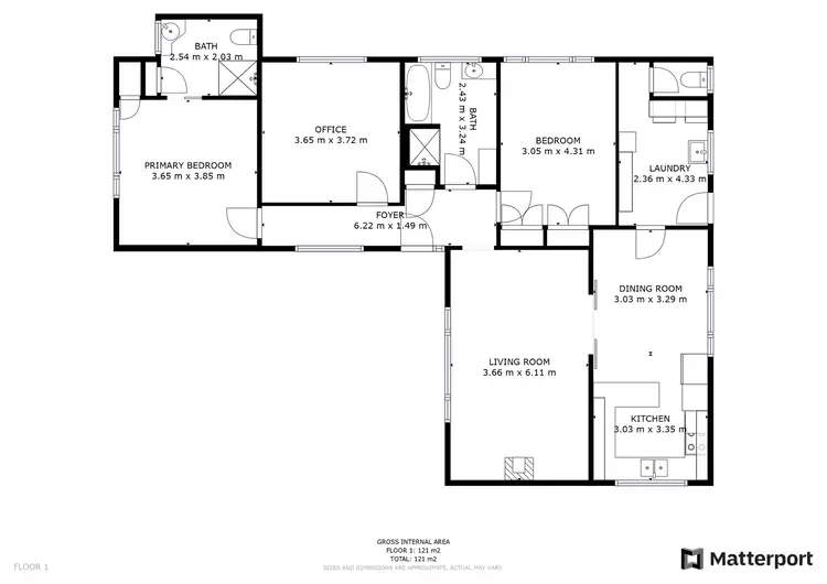 Floorplan of Homely house listing, 12 Gerrand Street, Swan Hill VIC 3585
