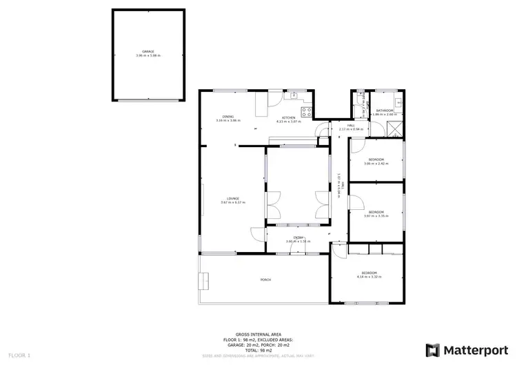 Floorplan of Homely house listing, 109 Murlong Street, Swan Hill VIC 3585