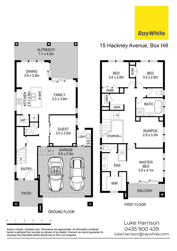 Floorplan of Homely house listing, 15 Hackney Avenue, Box Hill NSW 2765