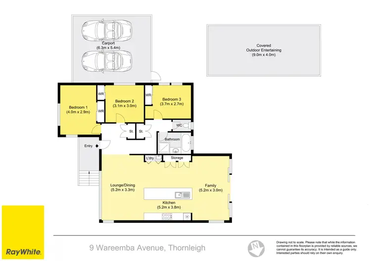 Floorplan of Homely house listing, 9 Wareemba Avenue, Thornleigh NSW 2120
