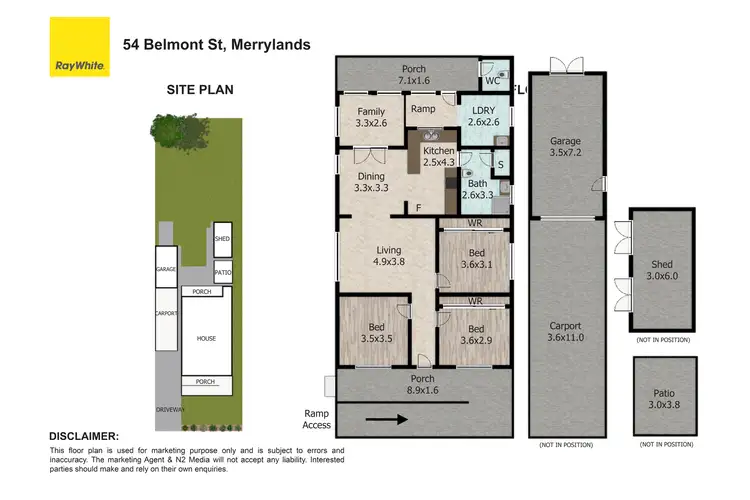 Floorplan of Homely house listing, 54 Belmont Street, Merrylands NSW 2160