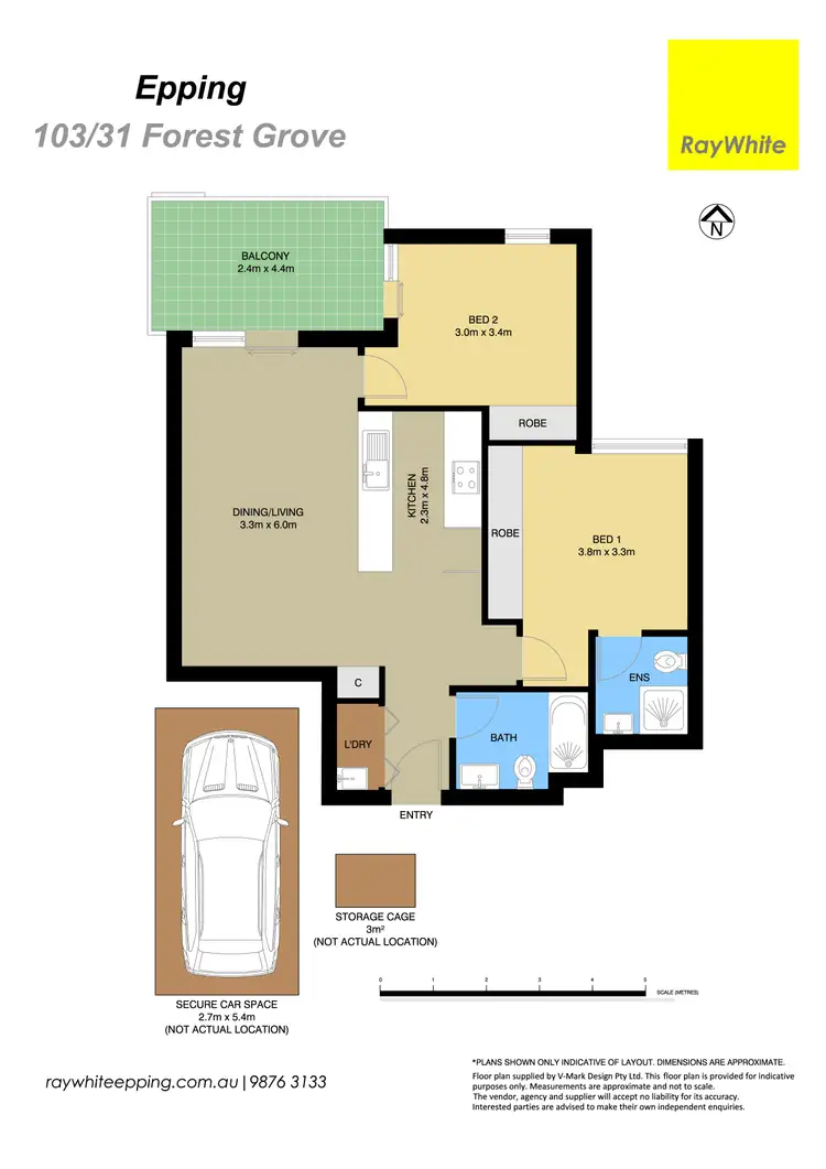 Floorplan of Homely apartment listing, 103/31 Forest Grove, Epping NSW 2121