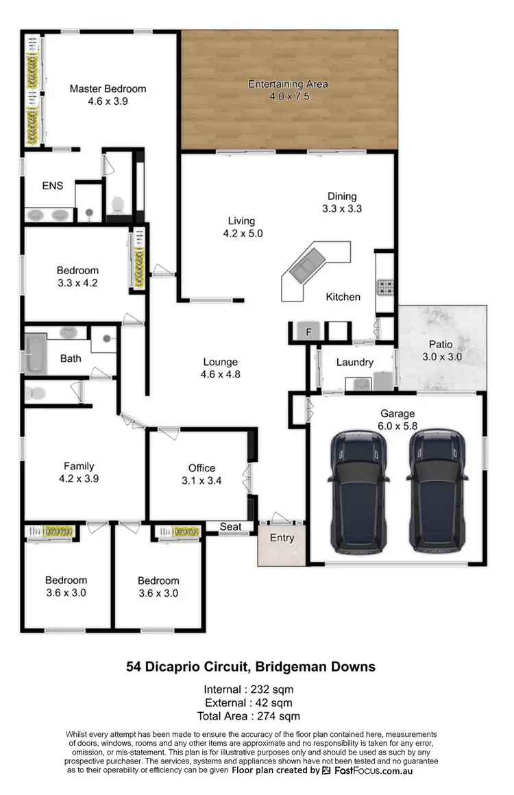 Floorplan of Homely house listing, 54 Dicaprio Circuit, Bridgeman Downs QLD 4035