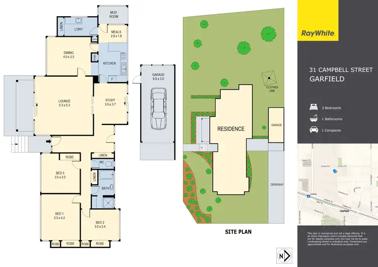 Floorplan of Homely house listing, 31 Campbell Street, Garfield VIC 3814