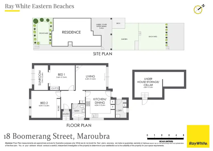 Floorplan of Homely house listing, 18 Boomerang Street, Maroubra NSW 2035