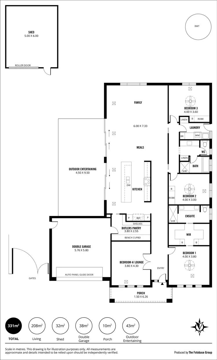 Floorplan of Homely house listing, 3 Parkside Court, Strathalbyn SA 5255