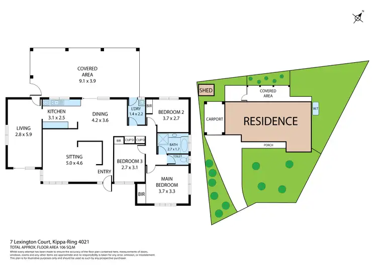 Floorplan of Homely house listing, 7 Lexington Court, Kippa-Ring QLD 4021