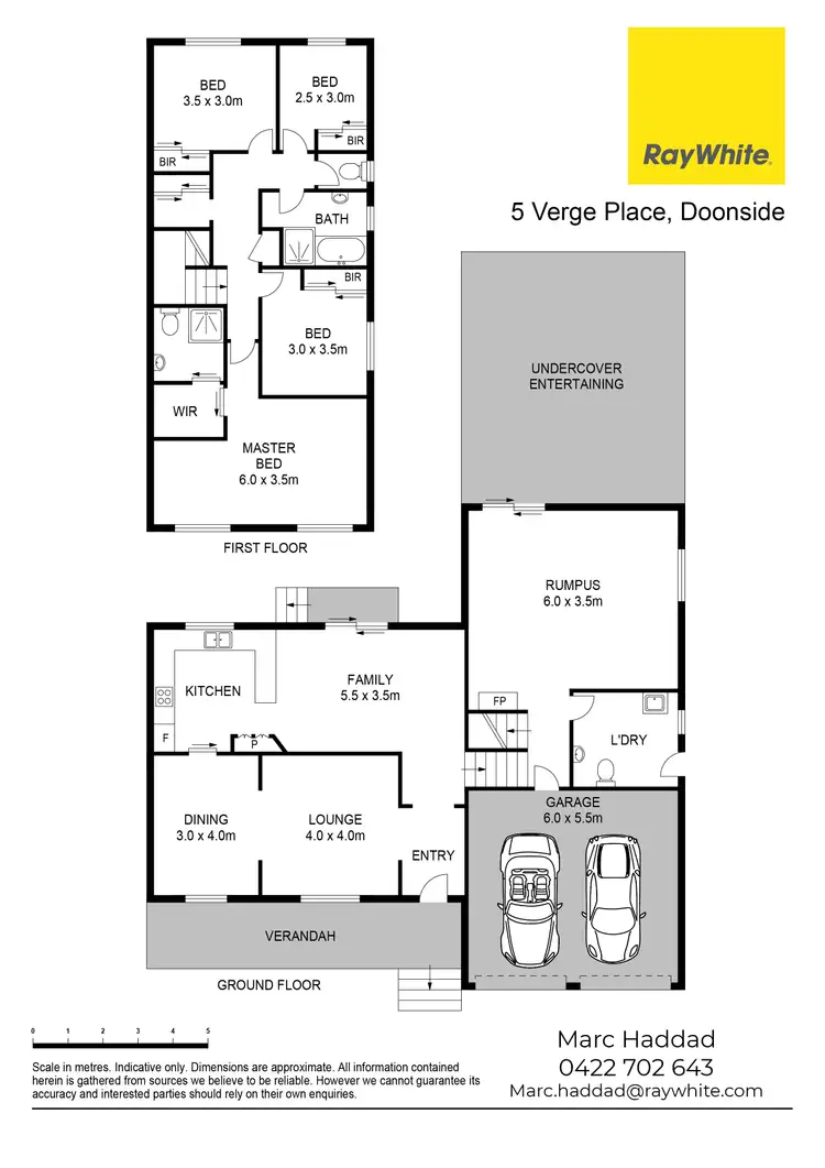 Floorplan of Homely house listing, 5 Verge Place, Doonside NSW 2767