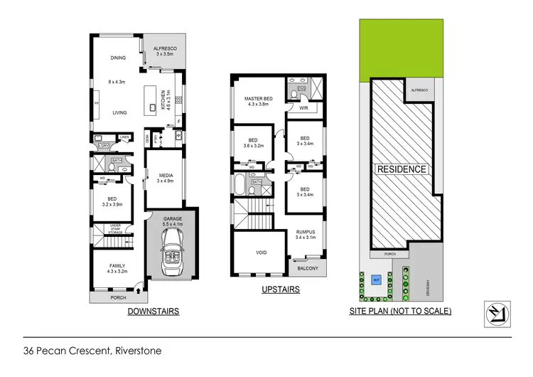 Floorplan of Homely house listing, 36 Pecan Crescent, Riverstone NSW 2765