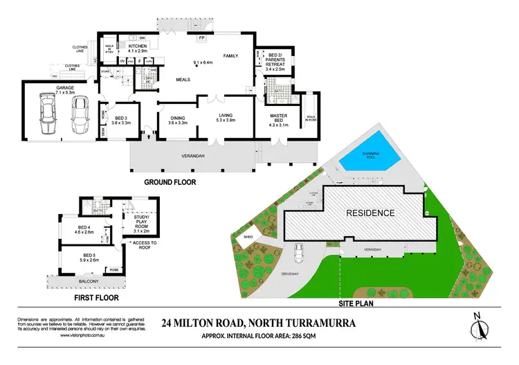 Floorplan of Homely house listing, 24 Milton Road, Turramurra NSW 2074