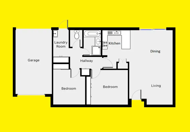 Floorplan of Homely house listing, 1/62 Thirteenth Street, Mildura VIC 3500