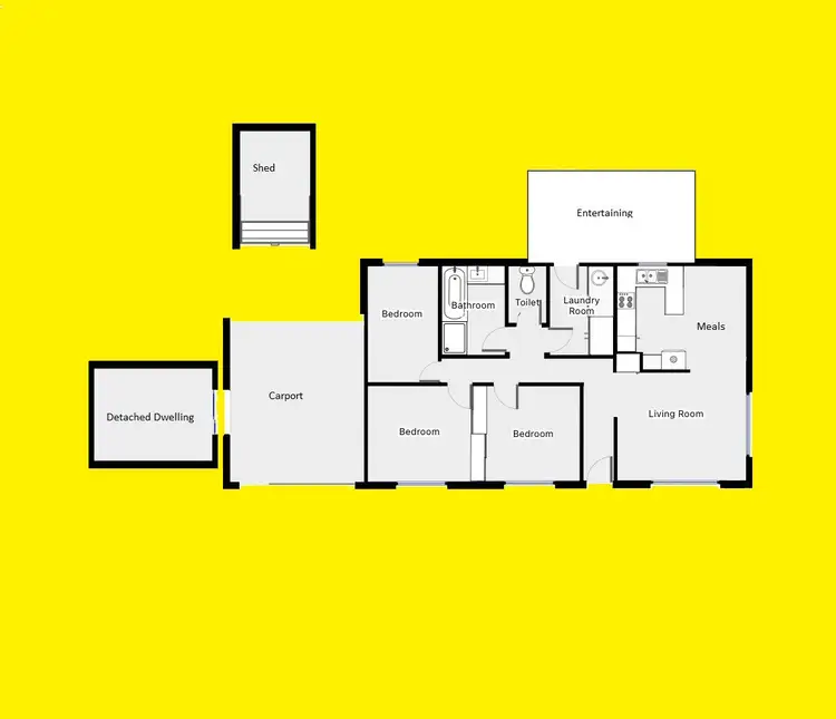 Floorplan of Homely house listing, 381 San Mateo Avenue, Mildura VIC 3500