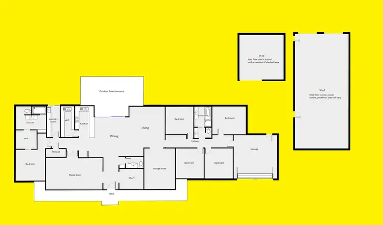 Floorplan of Homely house listing, 56 Seventh Street Extension, Birdwoodton VIC 3505