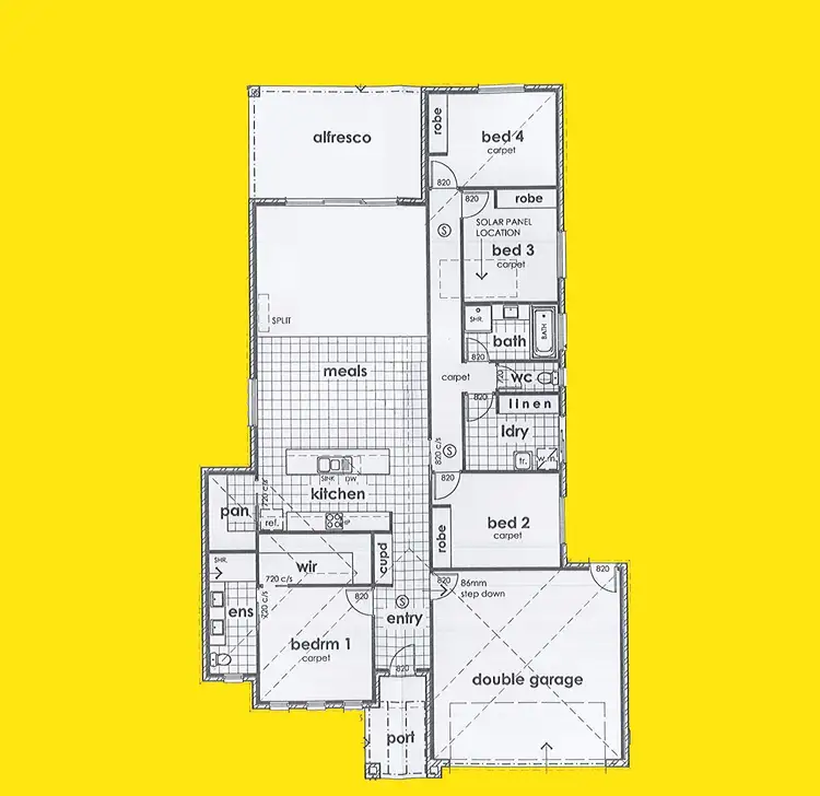 Floorplan of Homely house listing, 849 Etiwanda Avenue, Mildura VIC 3500