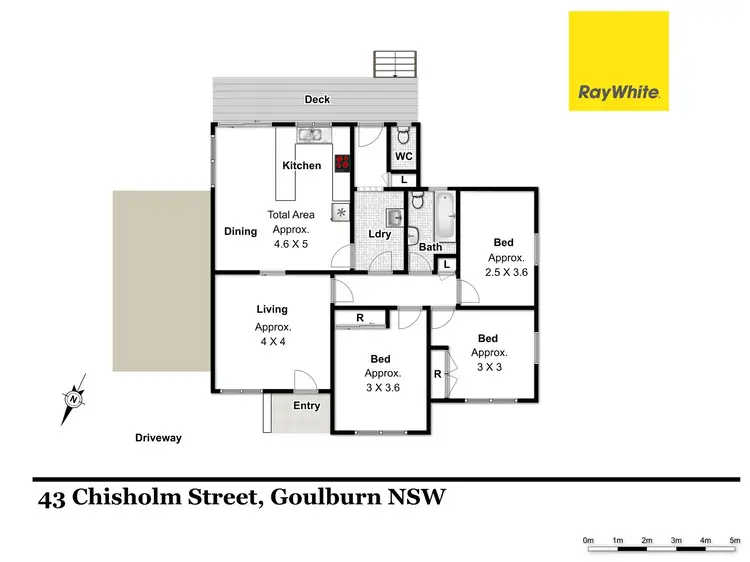 Floorplan of Homely house listing, 43 Chisholm Street, Goulburn NSW 2580