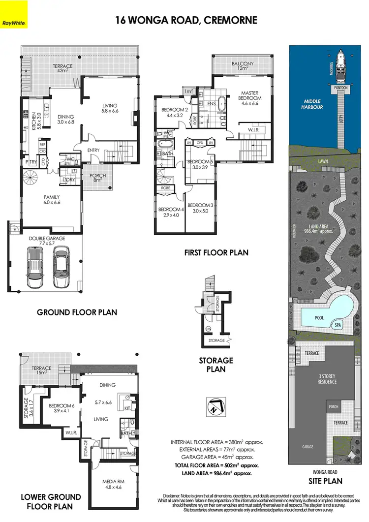 Floorplan of Homely house listing, 16 Wonga Road, Cremorne NSW 2090