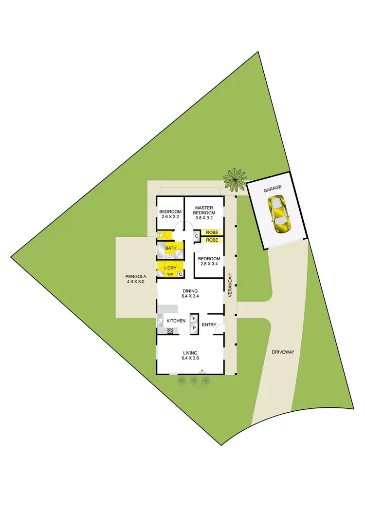 Floorplan of Homely house listing, 13 Yongala Court, Grovedale VIC 3216