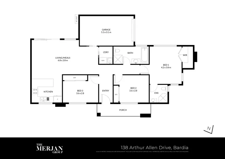 Floorplan of Homely house listing, 138 Arthur Allen Drive, Bardia NSW 2565
