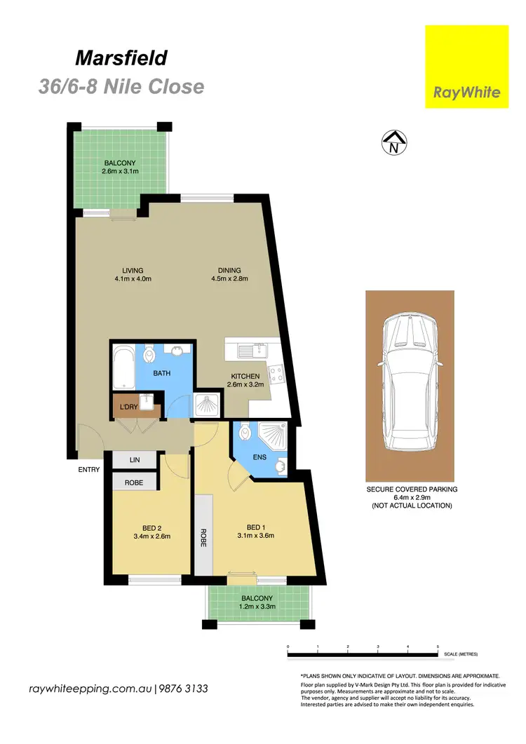 Floorplan of Homely apartment listing, 36/6-8 Nile Close, Marsfield NSW 2122